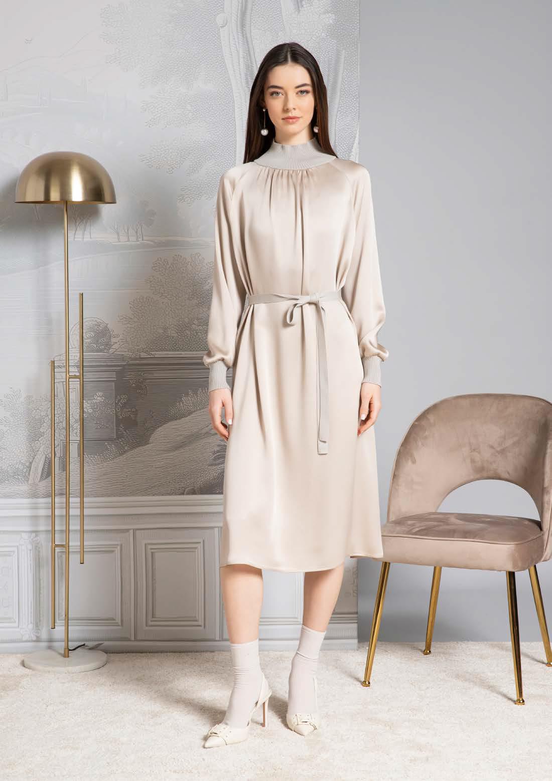 SHES SO-30/9531/S BEIGE DRESS