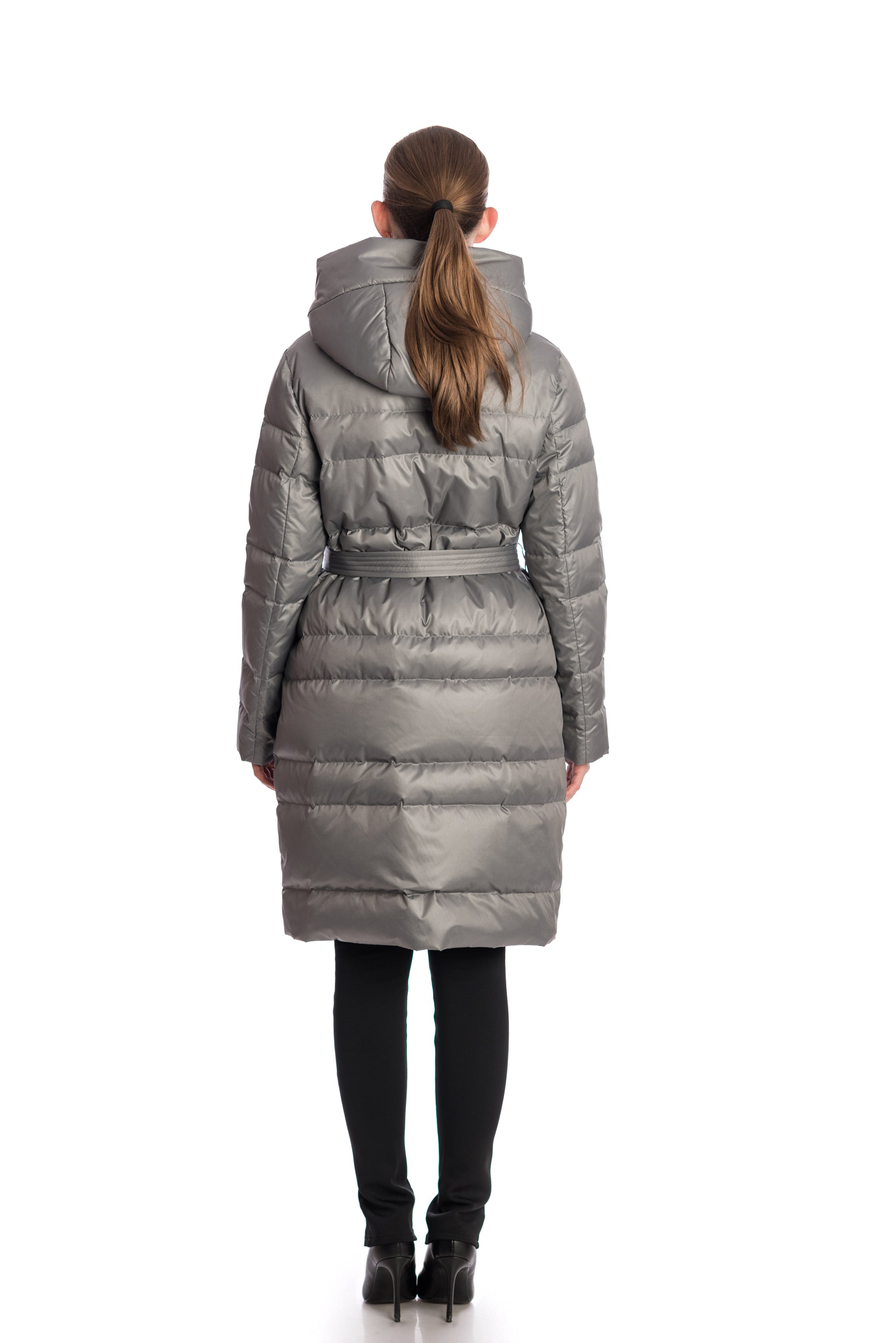 IDD-A1326-01-D BLACK LONG DOWN JACKET