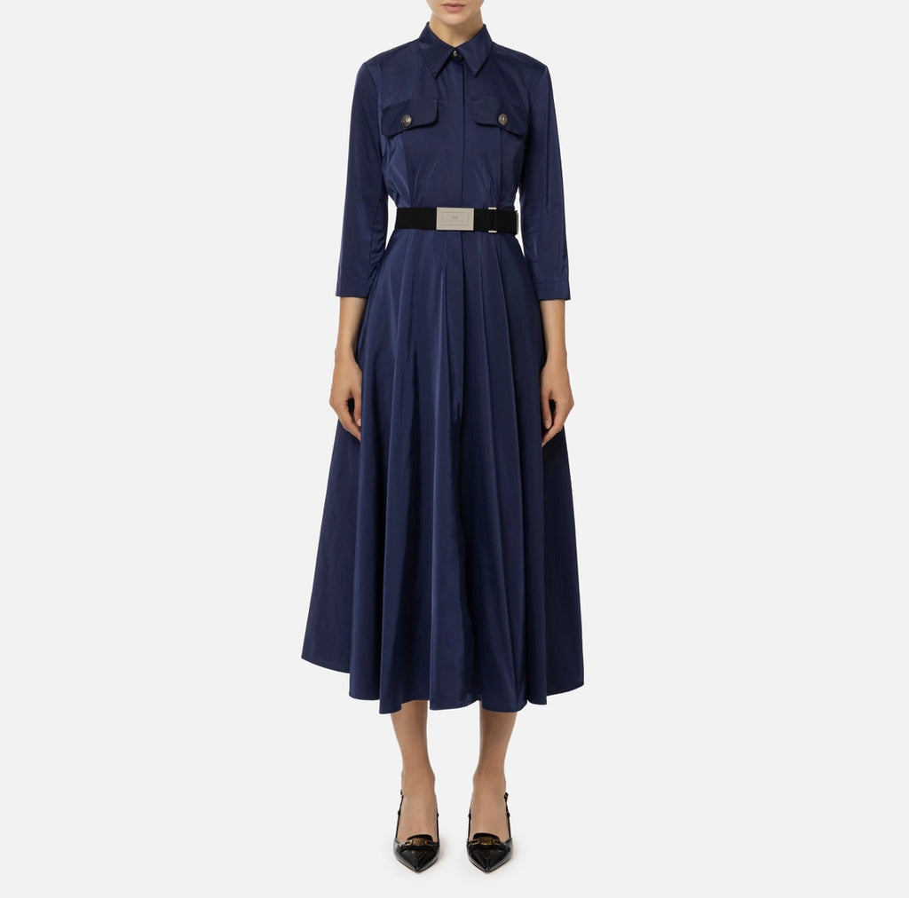 ELS-AB63246 NAVY BELT DRESS