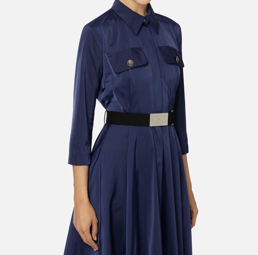 ELS-AB63246 NAVY BELT DRESS
