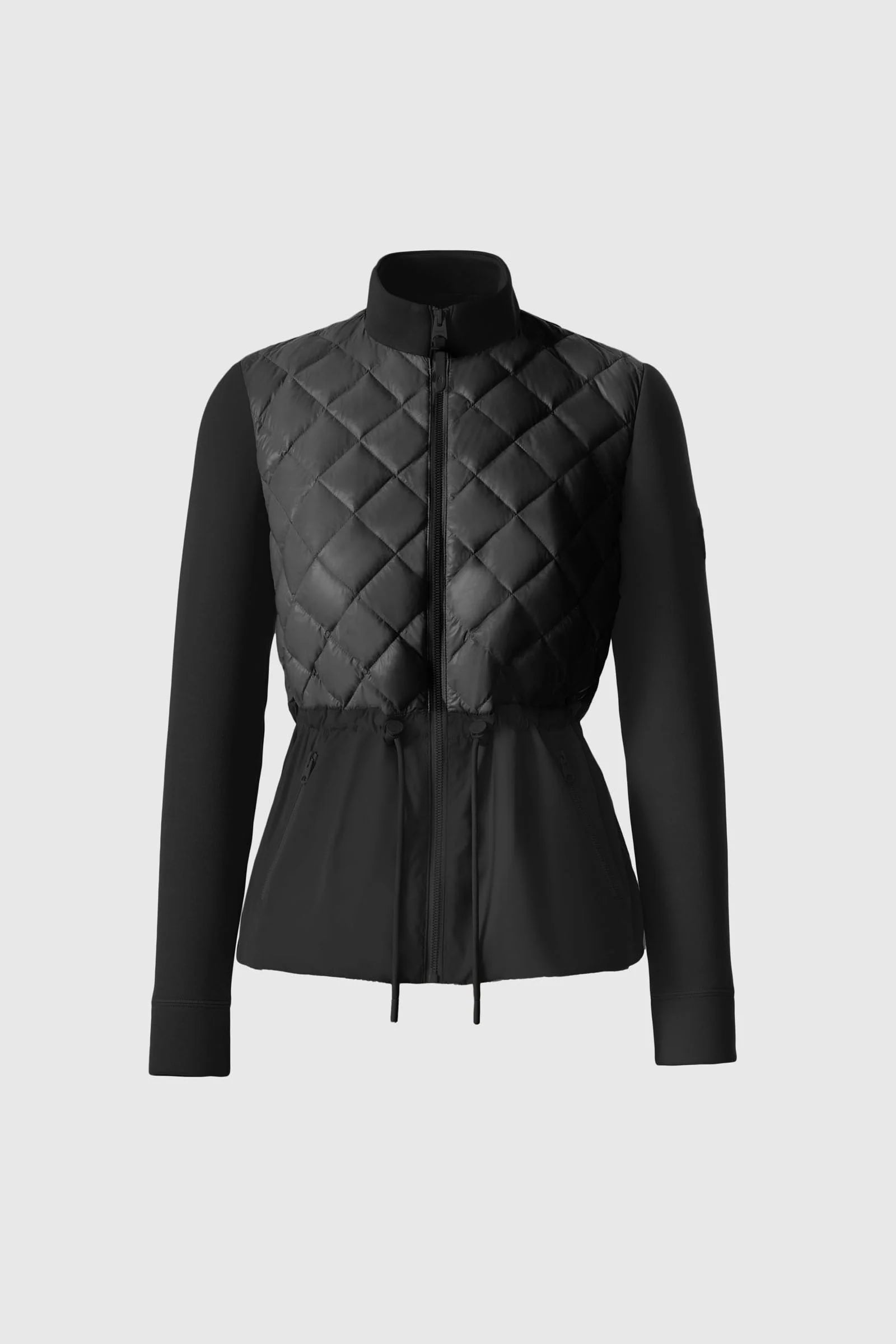 MKG-ADITA BLACK PEPLUM JACKET