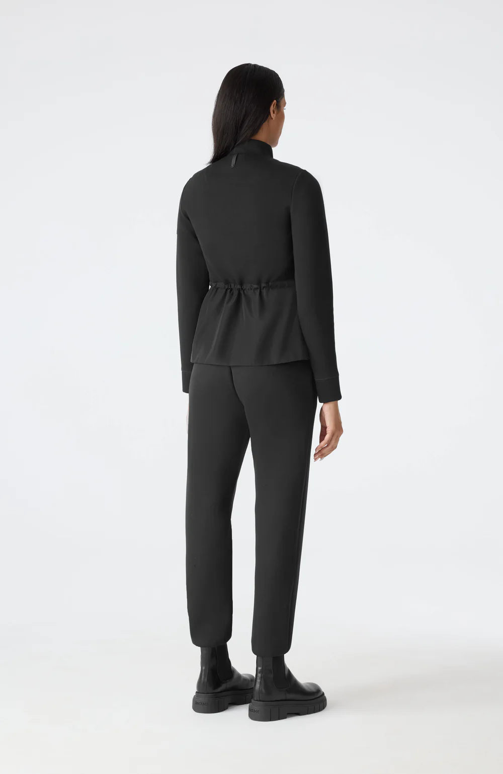 MKG-ADITA BLACK PEPLUM JACKET