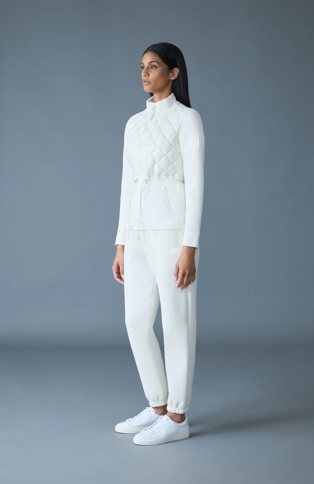 MKG-ADITA CREAM PEPLUM JACKET