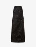 ABF-0125 BLACK FANTASY PRINT SKIRT
