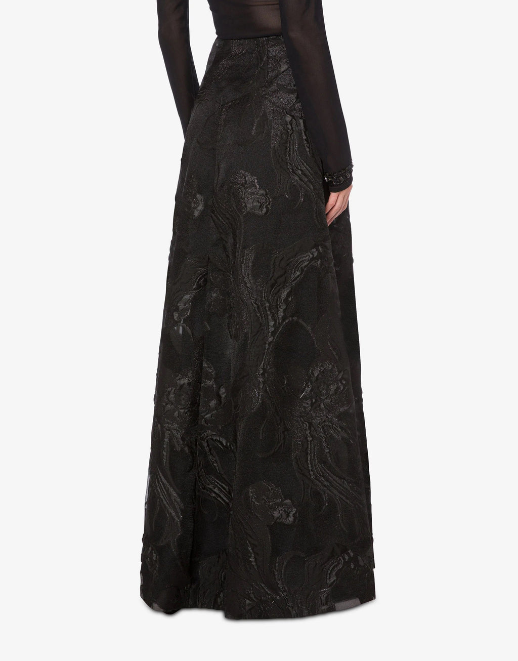 ABF-0125 BLACK FANTASY PRINT SKIRT