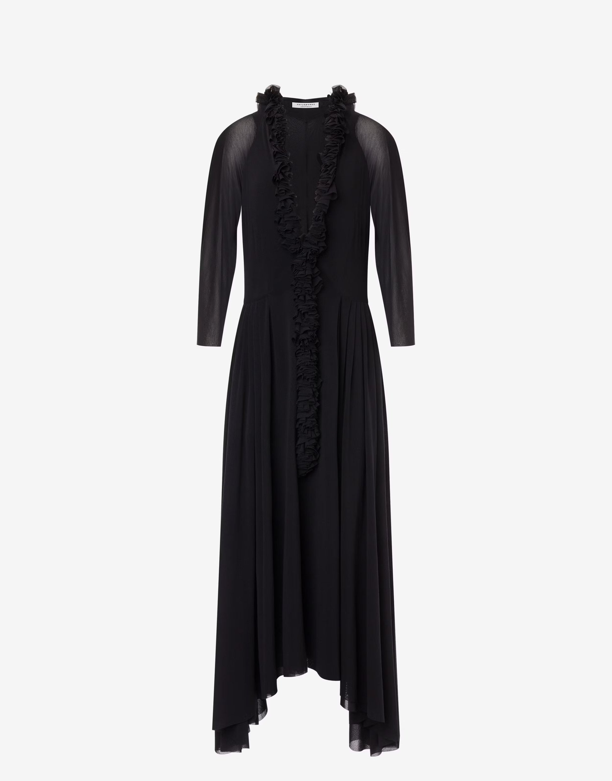 PHY-A0439 2118 BLACK TULLE DRESS