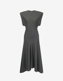 PHY-A005 GREY WOOL DRESS