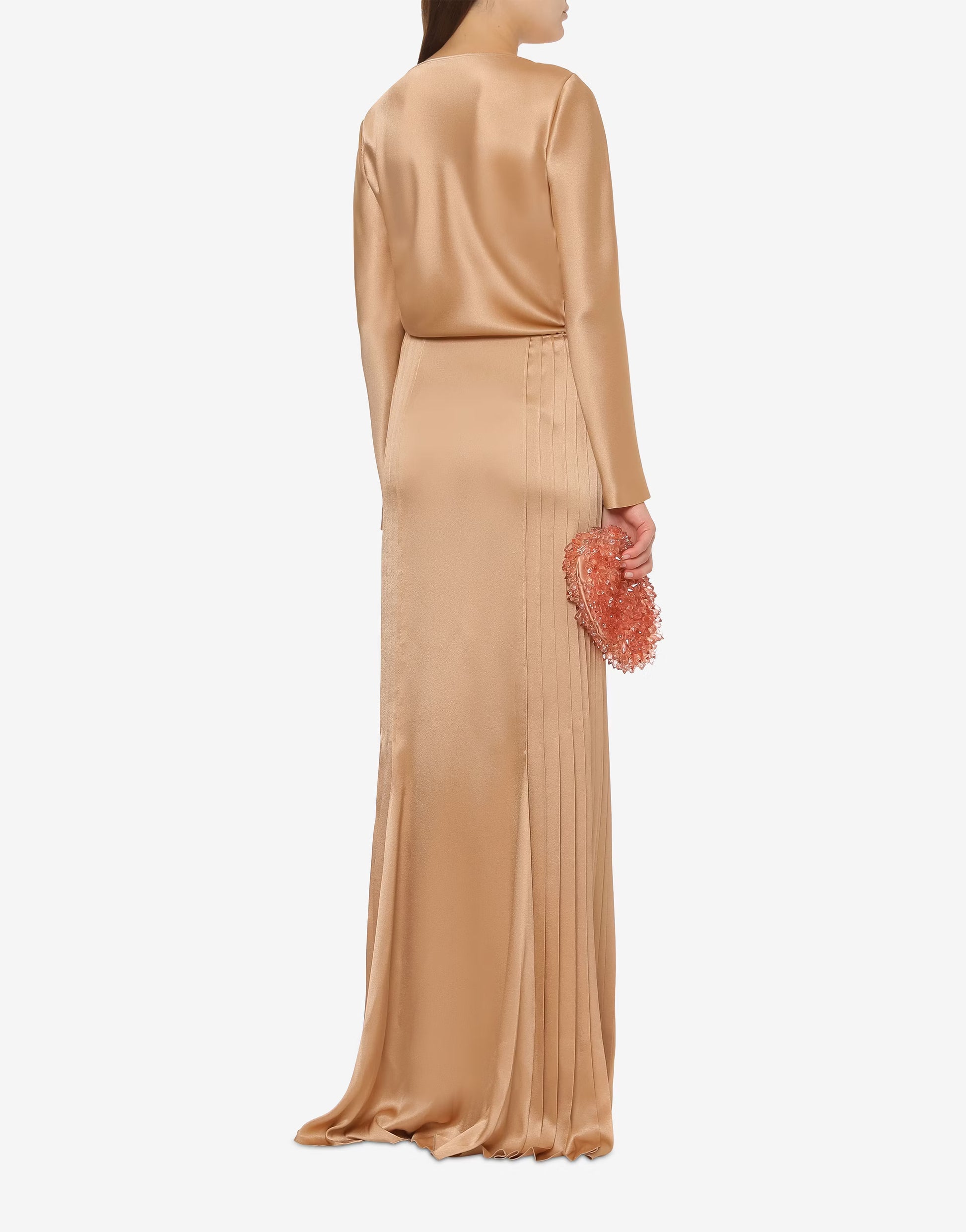 ABF-A0108 NAVY PLEATED SKIRT