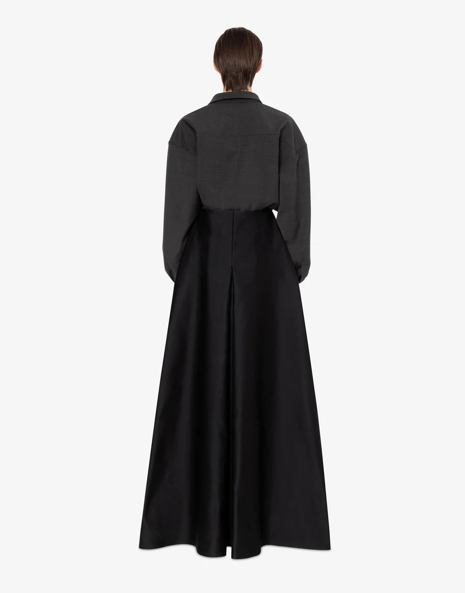 PHY-A0120 BLACK DUCHESS SKIRT