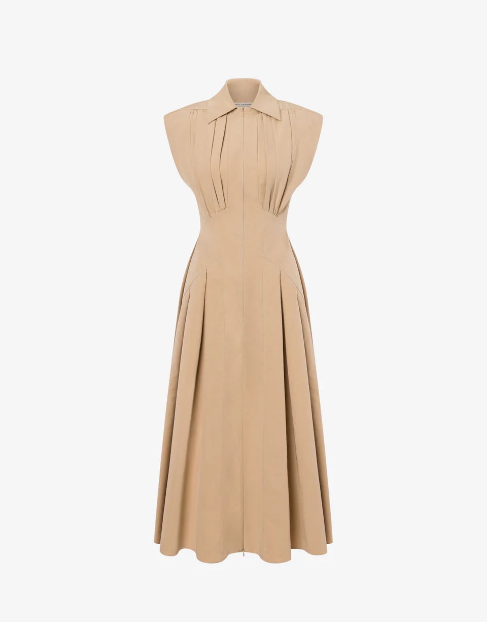 PHY-A0413 BLACK SLEEVELESS DRESS