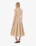 PHY-A0413 BEIGE SLEEVELESS DRESS