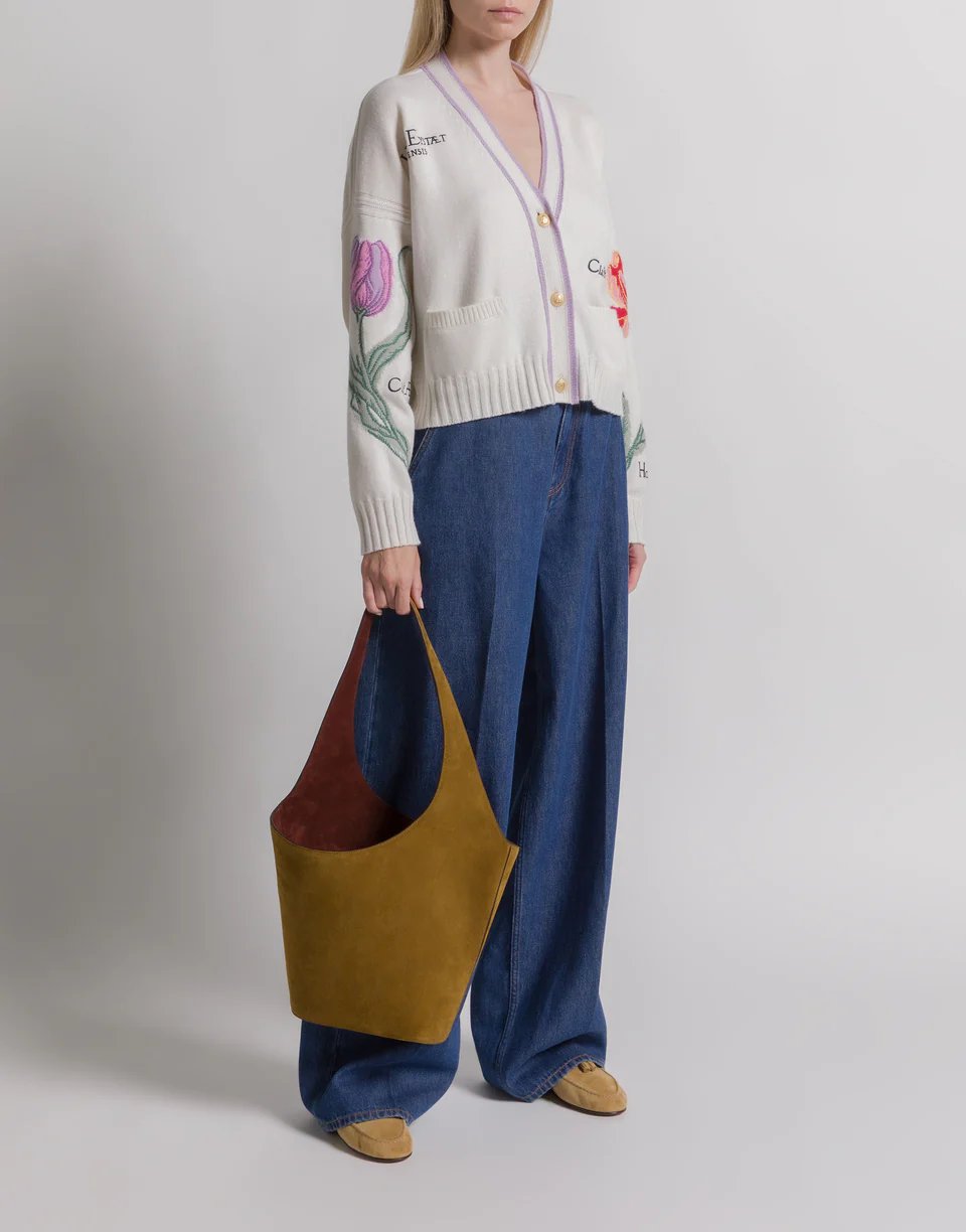 ABF-V0927 IVORY EMBROIDERED CARDIGAN