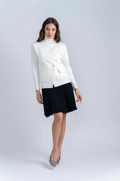 ALZ-J426 WHITE BLAZER