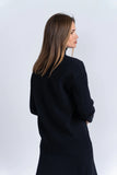 ALZ-J421 BLACK&COCOA CARDIGAN