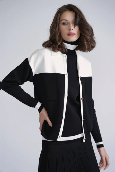 ALZ-J456 BLACK&IVORY TOP