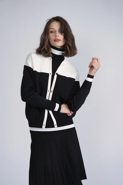 ALZ-J456 BLACK&IVORY TOP