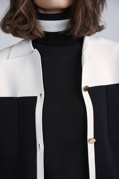 ALZ-J456 BLACK&IVORY TOP