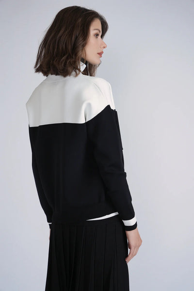 ALZ-J456 BLACK&IVORY TOP