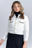 ALZ-J406 BLACK CARDIGAN