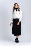 ALZ-J406 BLACK CARDIGAN