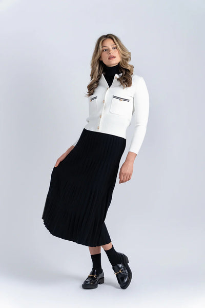 ALZ-J406 BLACK CARDIGAN