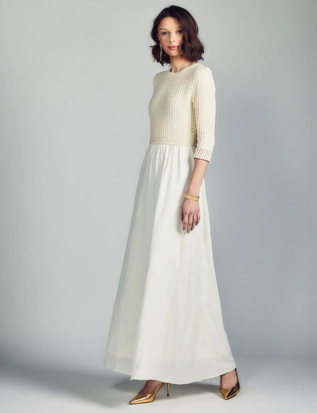 ALZ-D504 IVORY LUCINDA DRESS