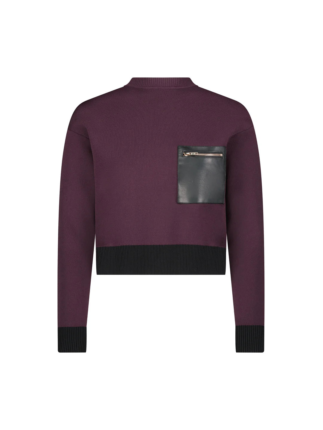ALZ-T518 PLUM&BLACK TRIM TOP
