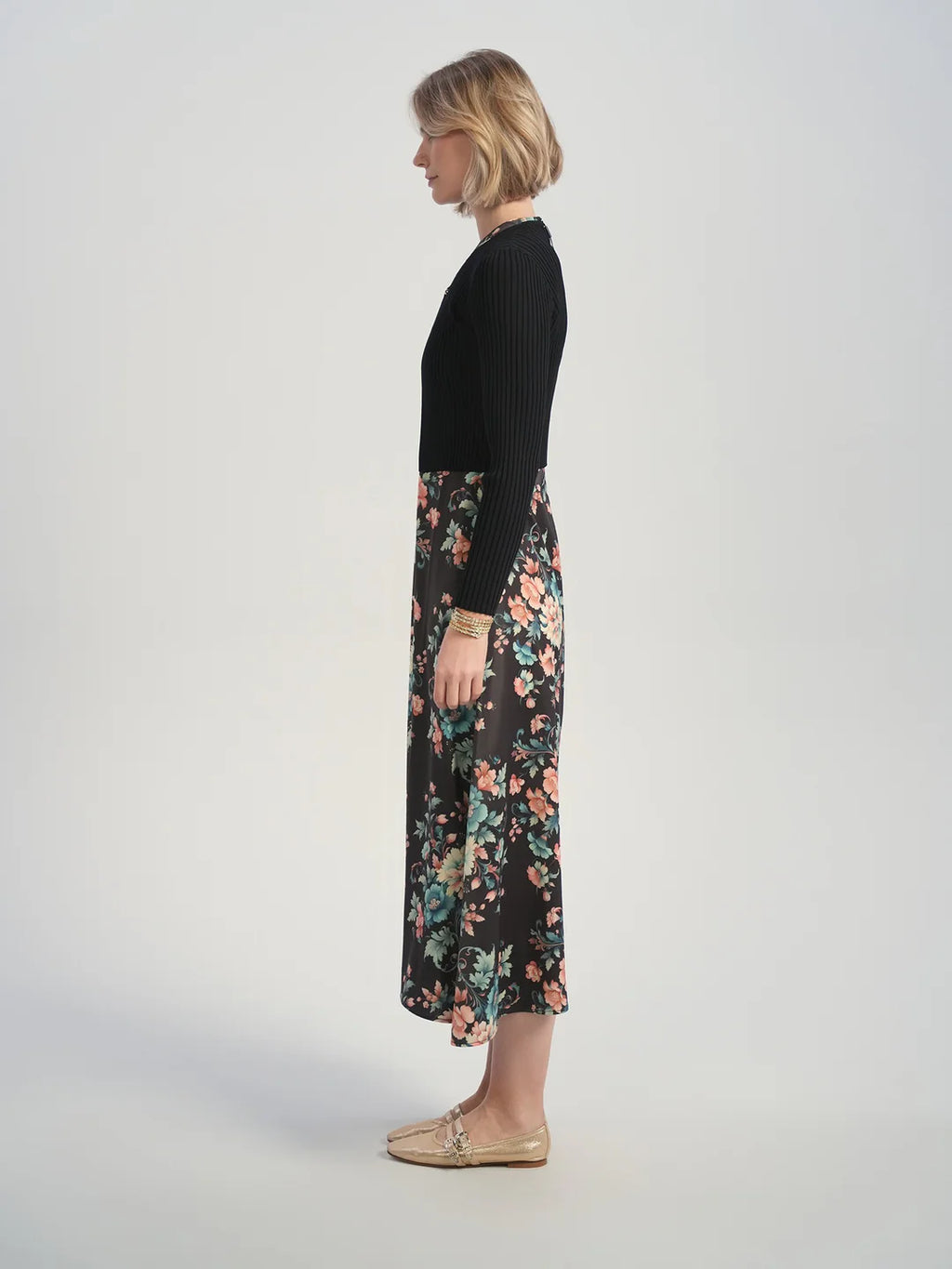 ALZ-T573 BLACK HELEN CARDIGAN
