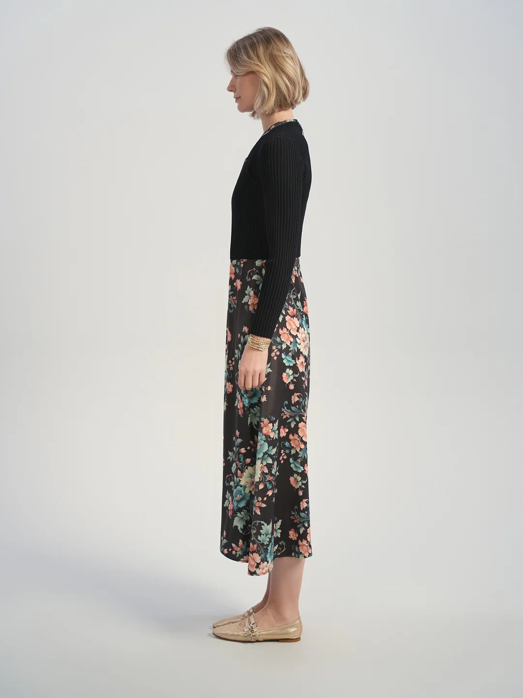 ALZ-T573 BLACK HELEN CARDIGAN