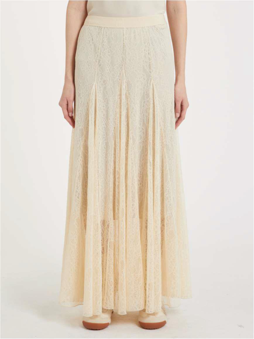 MRL-2523776025 AVENUE CREAM LACE SKIRT