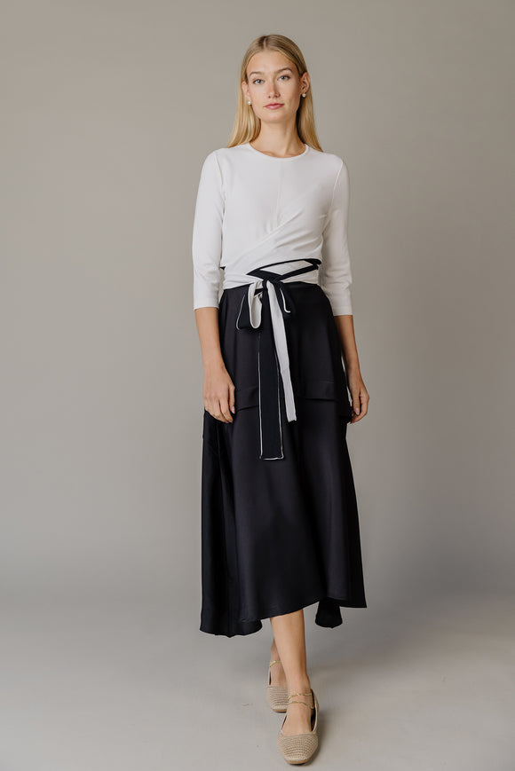 APP-S24-538 FRONT-TIE WHITE TOP