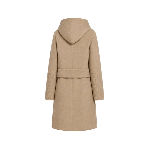 ARB-8026 OATMEAL WOOL COAT