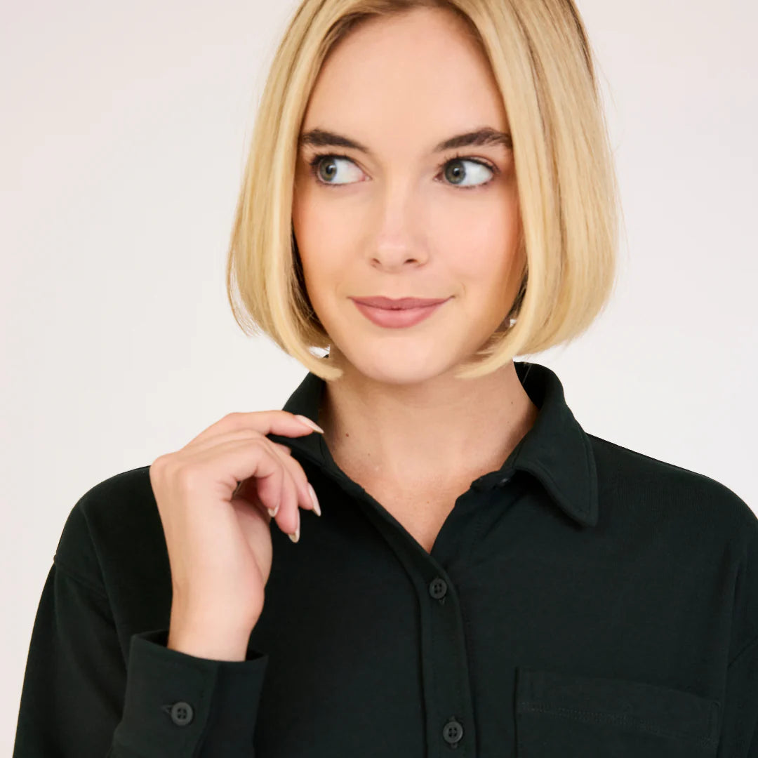 PAR-T406 GREEN CARGO SHIRT TOP