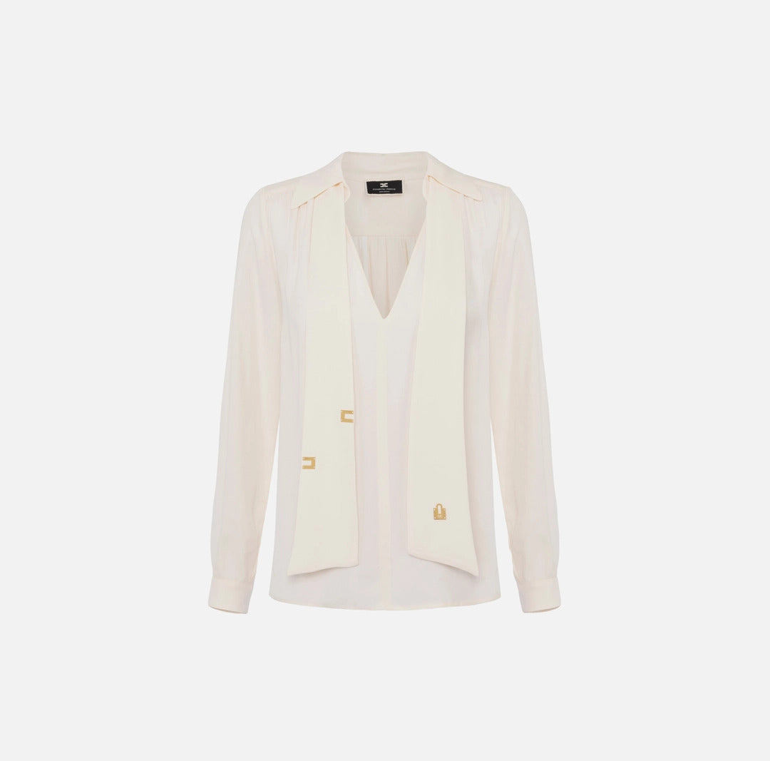 ELS-CA02341E2 BEIGE BLOUSE