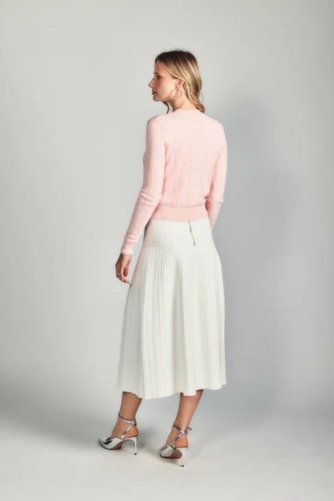 ALZ-J210 PINK HEART CARDIGAN