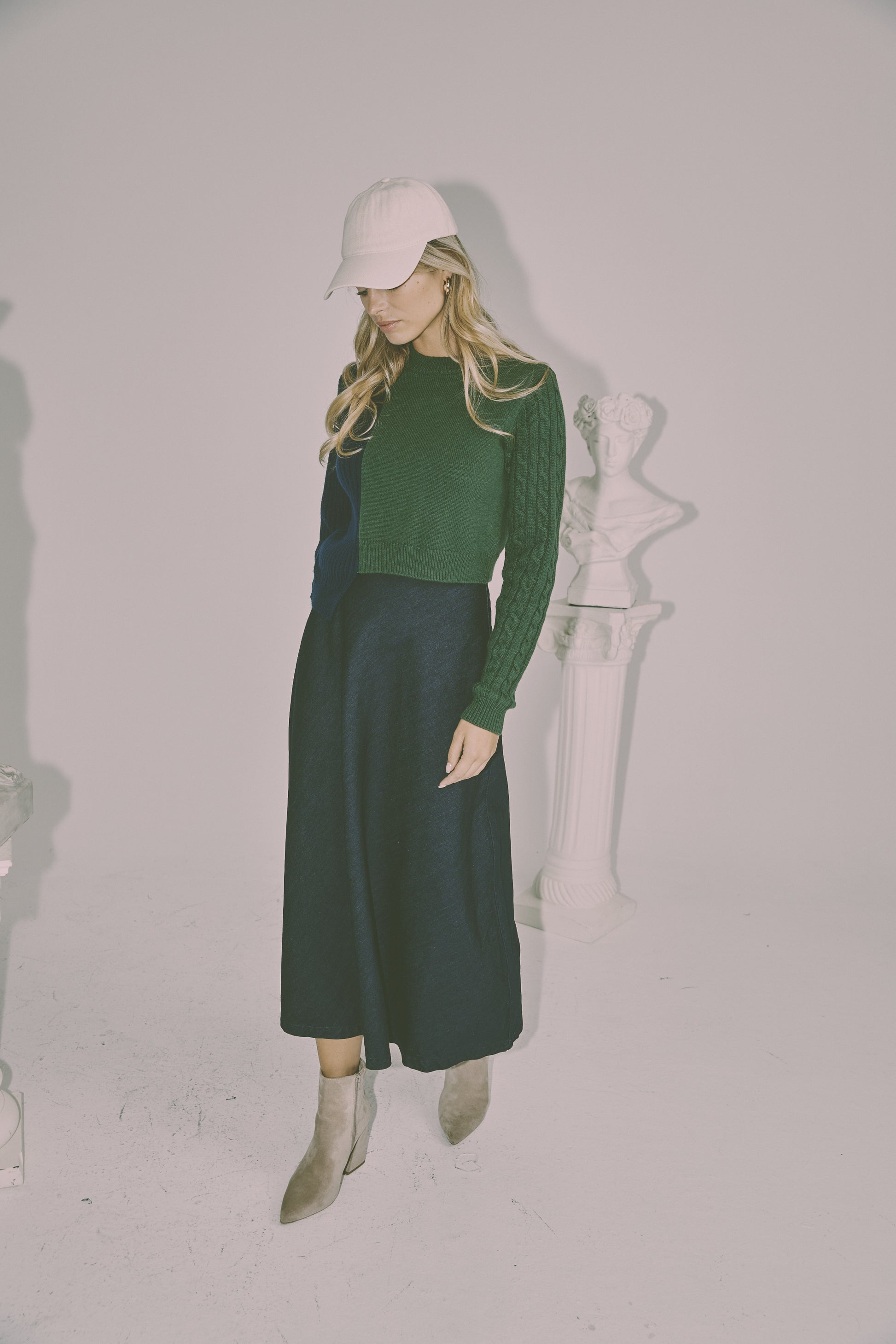 NOI-CH118 GREEN&BLUE TOP