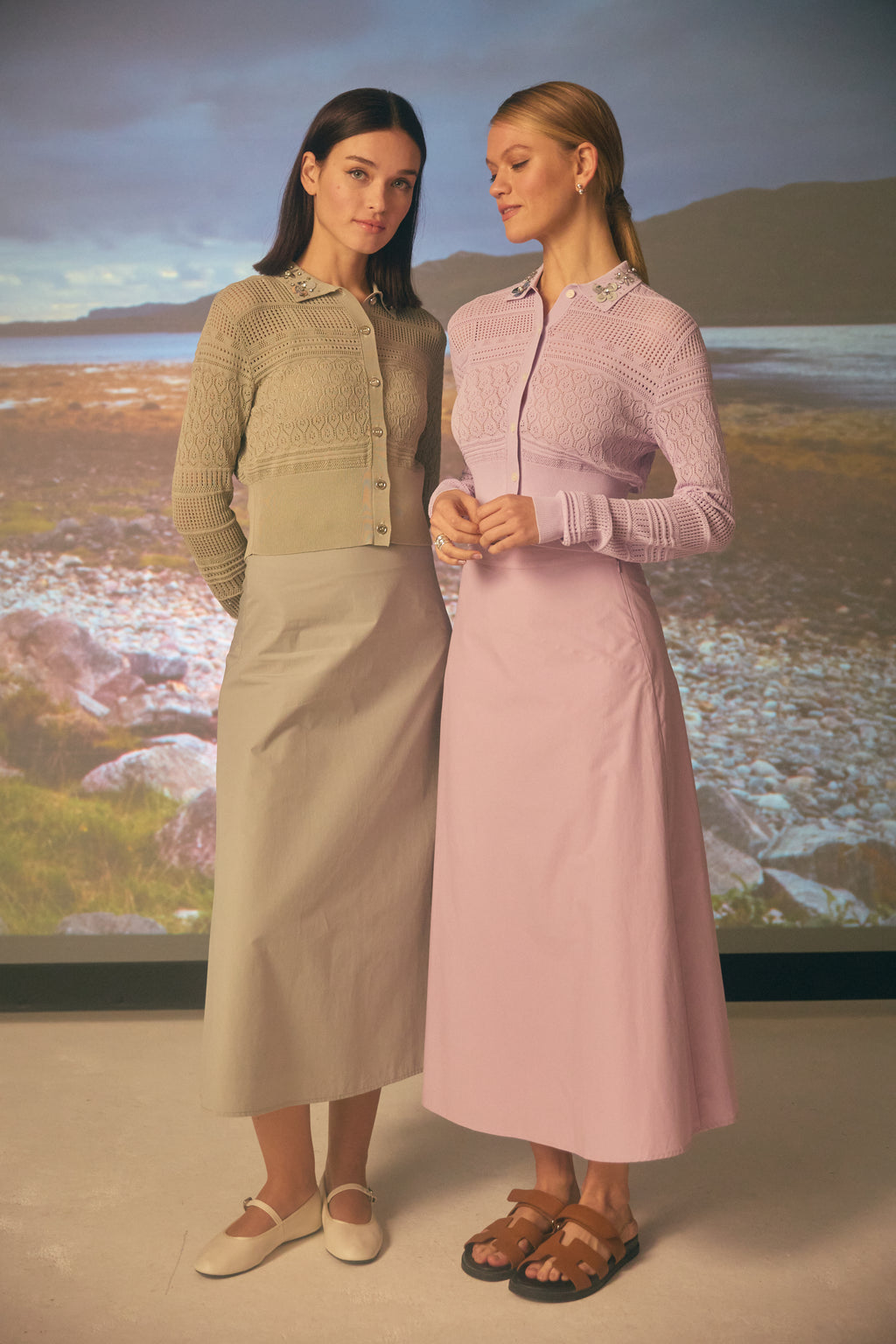 NOI-CH177 SAGE PATTERNED SET