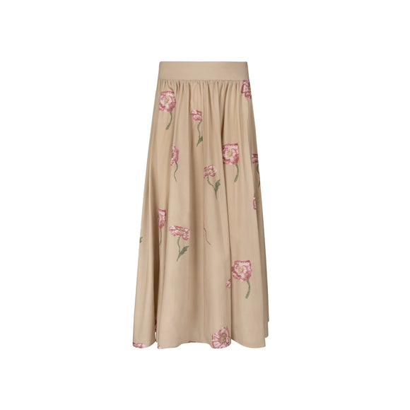MUN-MNS4570 TAN CAMELIA SKIRT