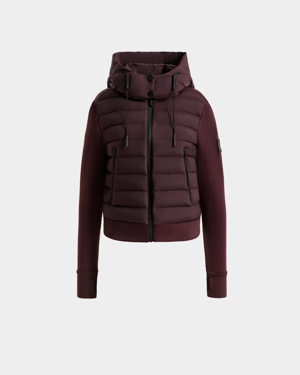 RUD-8125057 CAA BURGANDY HOODED JACKET