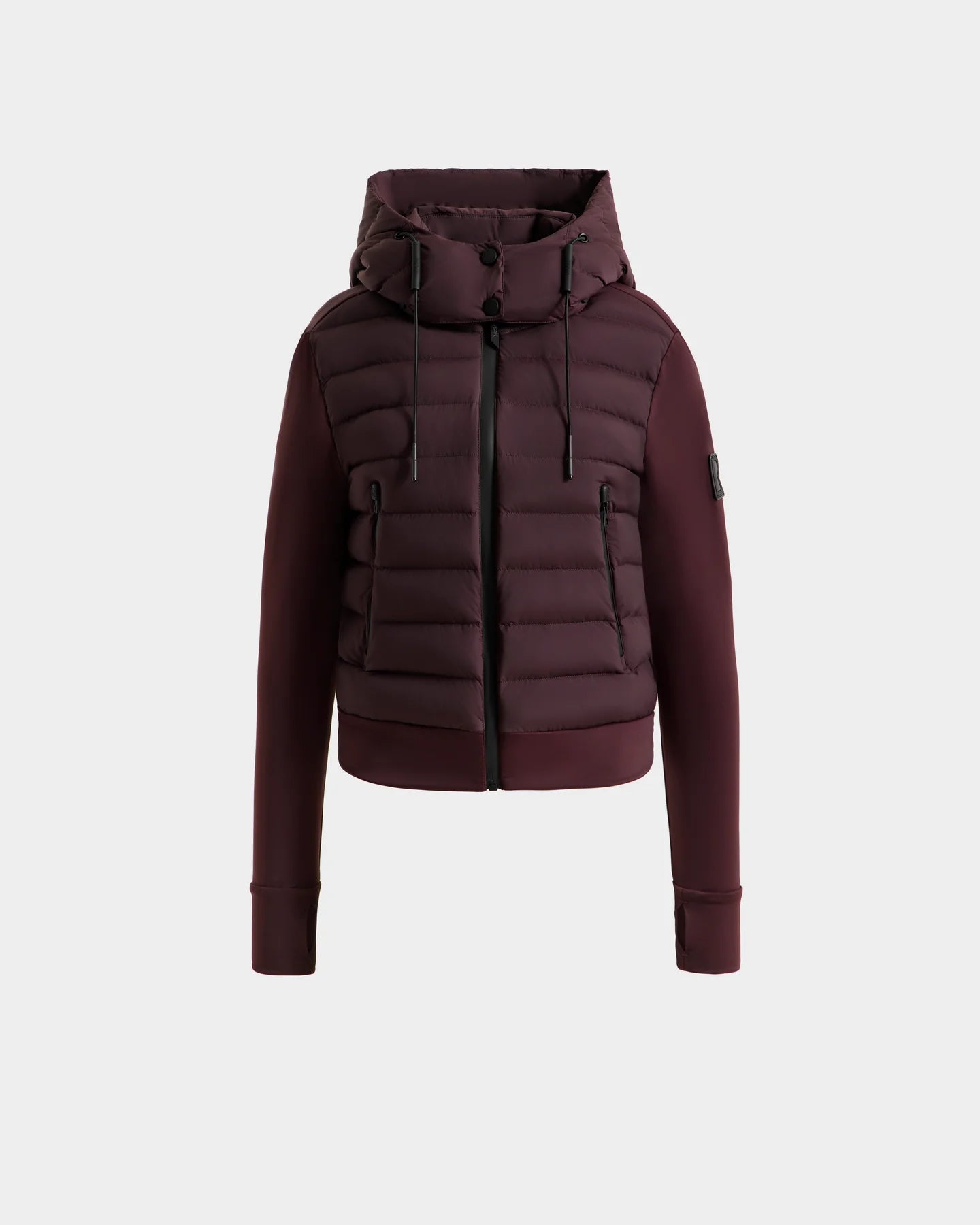 RUD-8125057 CAA BURGANDY HOODED JACKET
