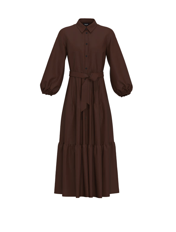 EMME NITRITE BROWN DRESS