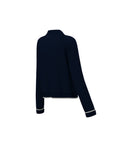 EBM-2415341011 ELSA CARDIGAN IN WHITE OR NAVY WITH WHITE EDGING