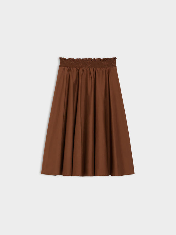 Alpaca brown skirt