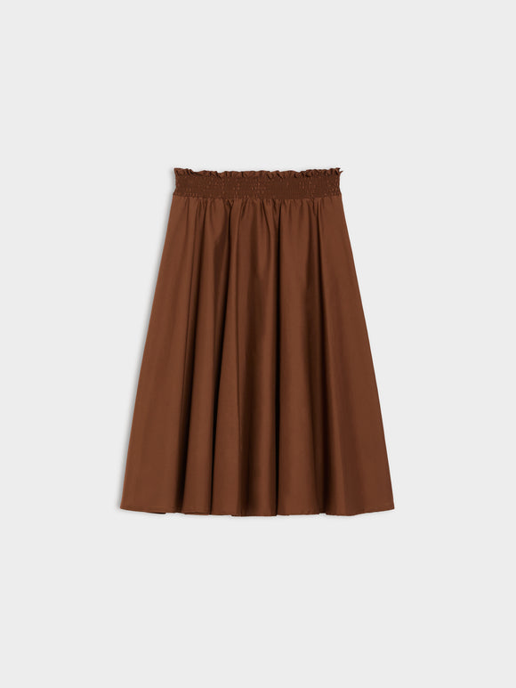 Alpaca brown skirt