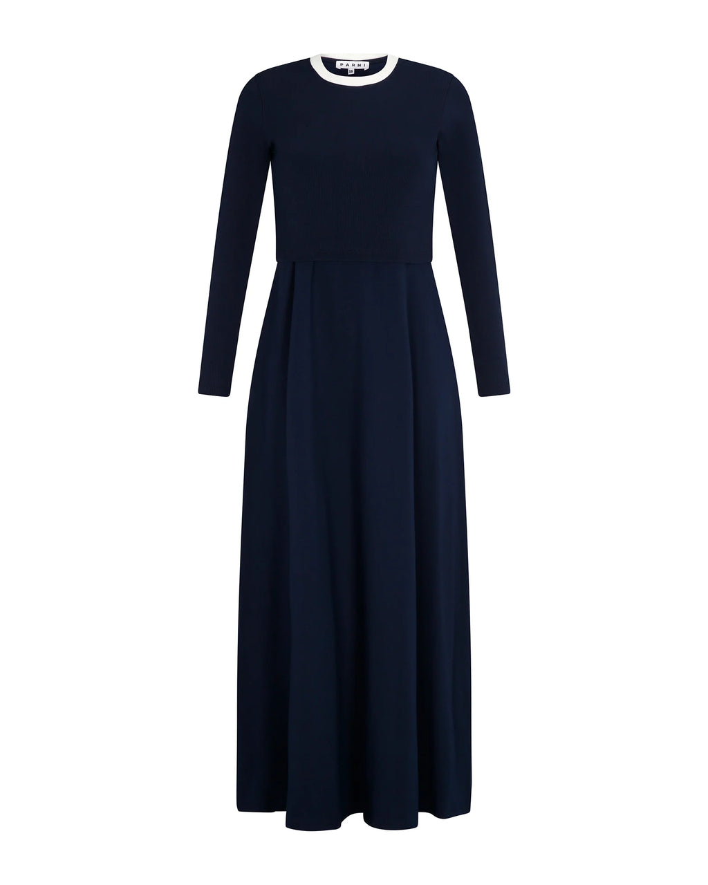 PAR-D435 NAVY SLEEVELESS DRESS