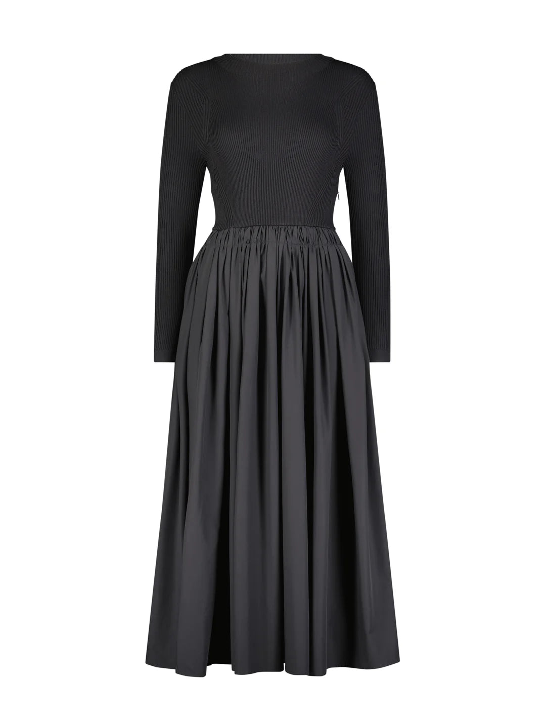 ALZ-D804 BLACK KNIT DRESS