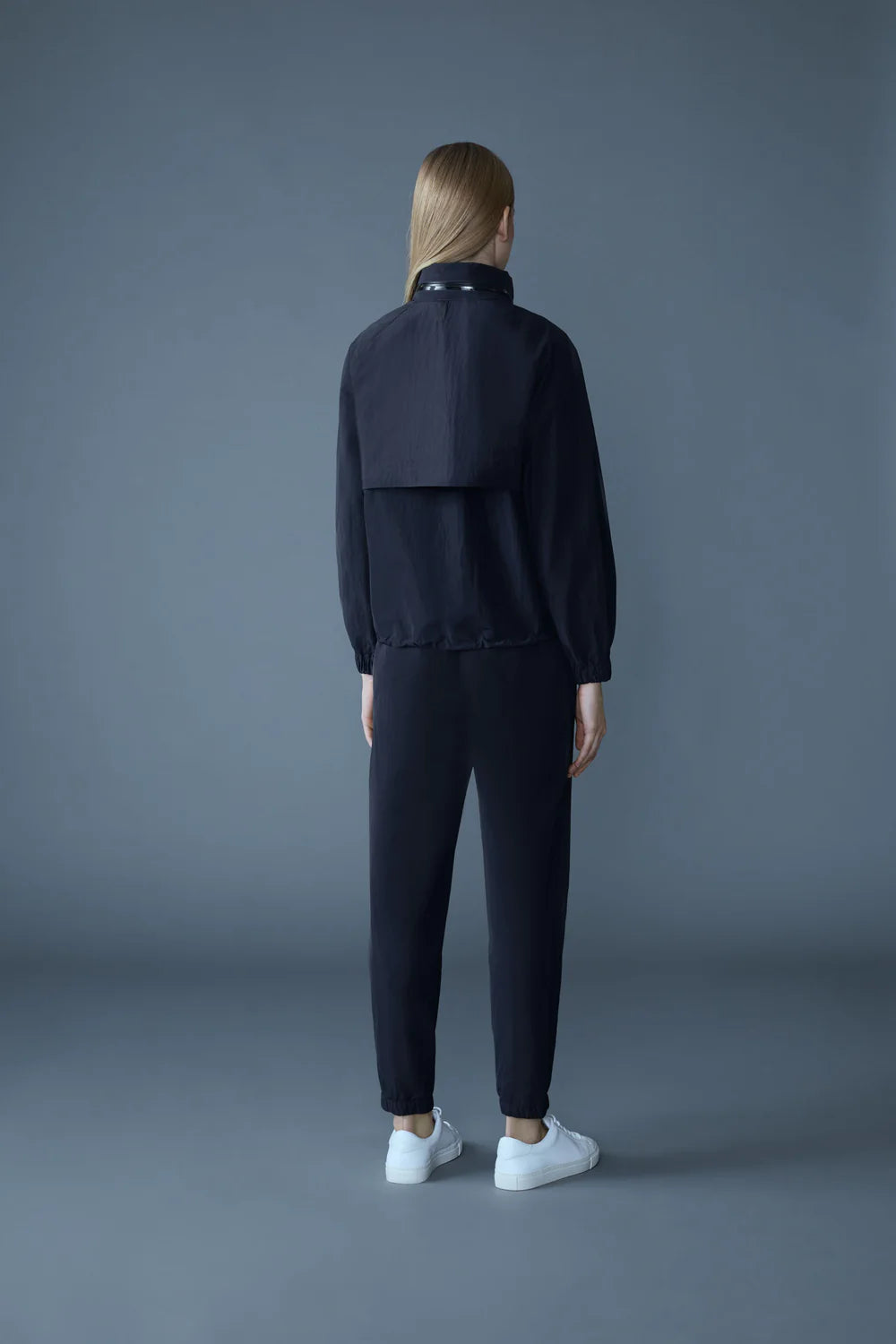 MKG-DEVORAH NAVY RAIN JACKET