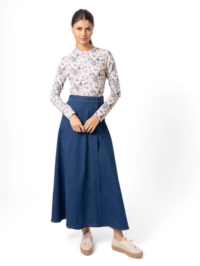 MUN-MNS6046 DENIM AMARA SKIRT