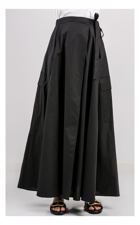 TWINSET 241TF2011 BLACK POCKET SKIRT