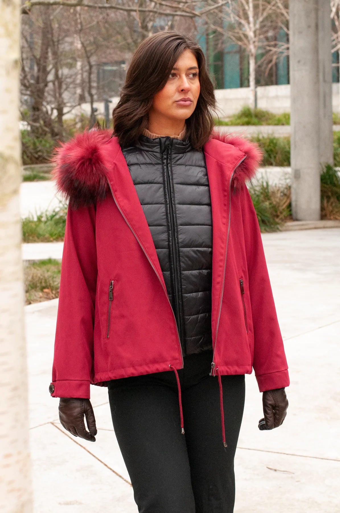 LVN-FILLA BLACK RACOON JACKET